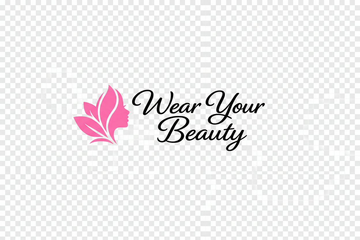 Wear Your Beauty Logo - Floral Face Style
