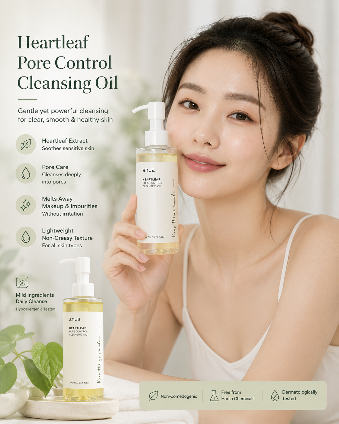 Heartleaf Pore Control Cleansing Oil