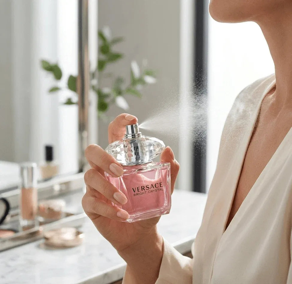 Versace Bright Crystal Eau De Toilette | Fresh Floral Women's Fragrance