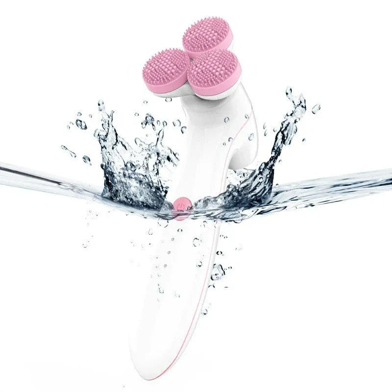 3D Smart Massage Electric Silicone Facial Cleanser | Deep Cleansing Device