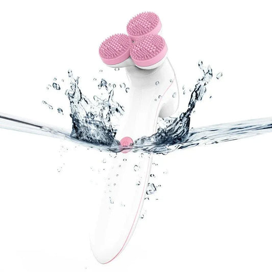 3D Smart Massage Electric Silicone Facial Cleanser | Deep Cleansing Device