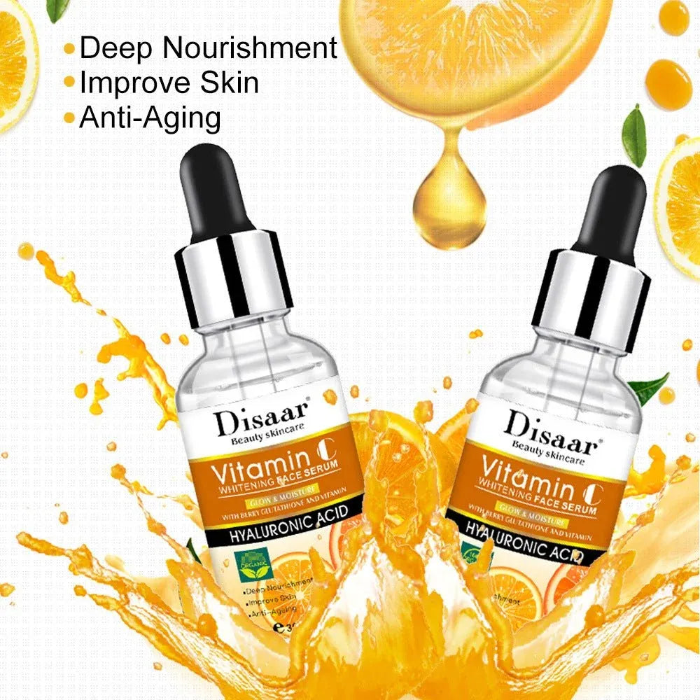 Hyaluronic Acid & Vitamin C Face Serum – Whitening & Brightening