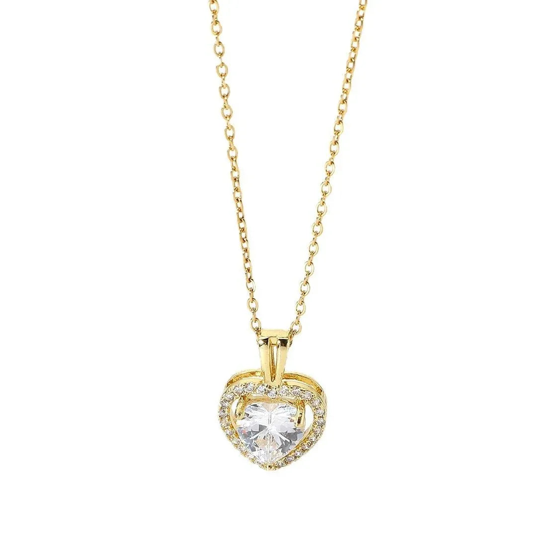Exquisite Women's Wedding Jewelry Set – Stainless Steel Gold