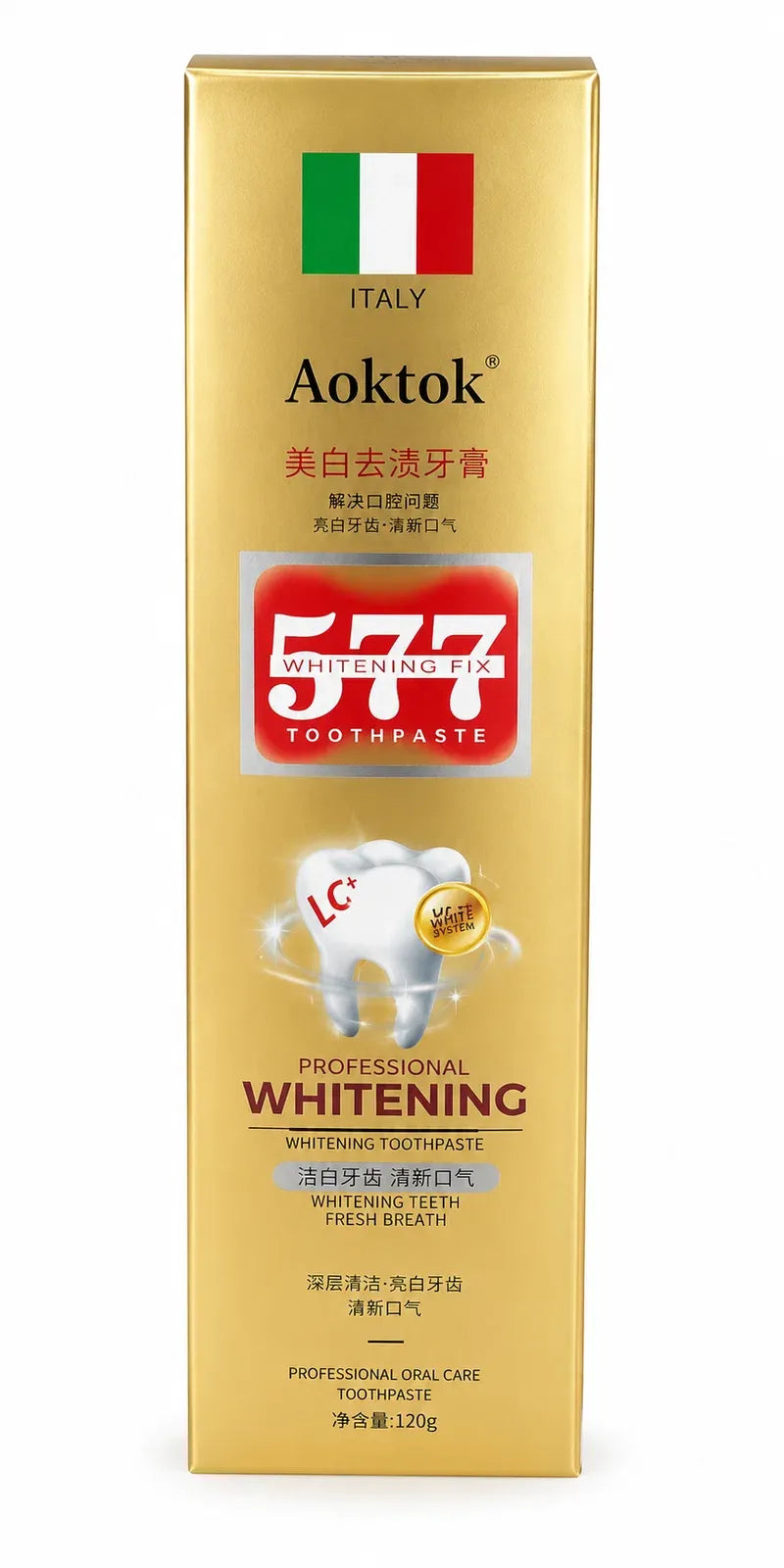 Aoktok Dual Effect Whitening Toothpaste