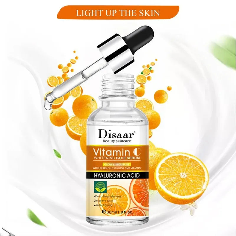 Hyaluronic Acid & Vitamin C Face Serum – Whitening & Brightening