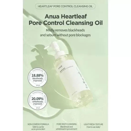 Heartleaf Pore Control Cleansing Oil