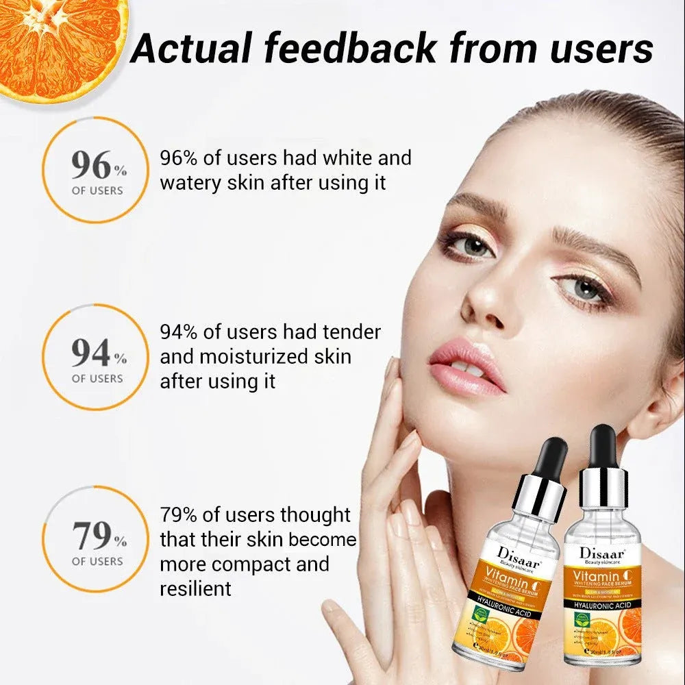 Hyaluronic Acid & Vitamin C Face Serum – Whitening & Brightening