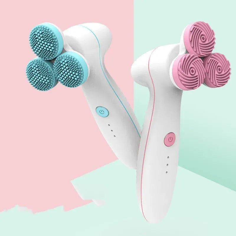 3D Smart Massage Electric Silicone Facial Cleanser | Deep Cleansing Device