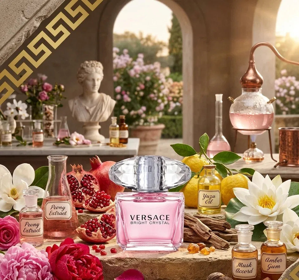 Versace Bright Crystal Eau De Toilette | Fresh Floral Women's Fragrance