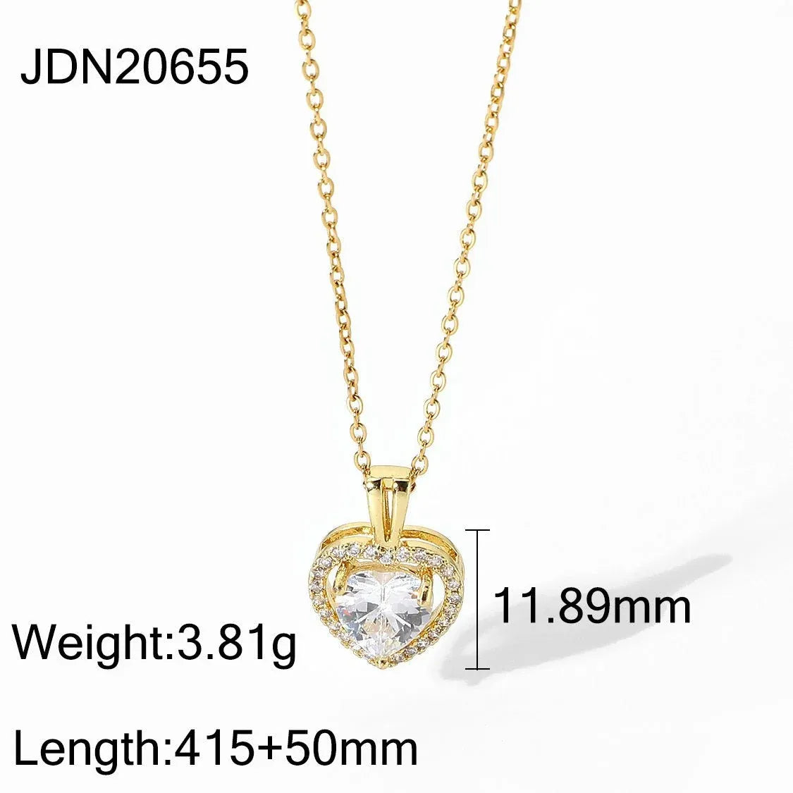 Exquisite Women's Wedding Jewelry Set – Stainless Steel Gold